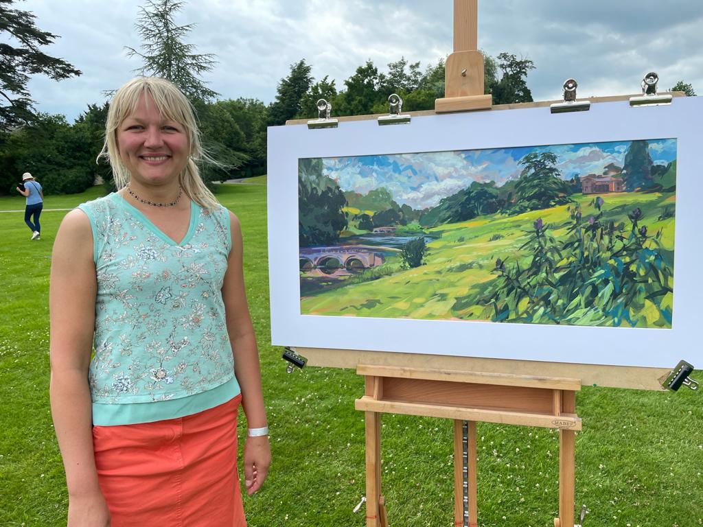 Sky Landscape Artist of the Year contestant Julia Borodina Fine Art