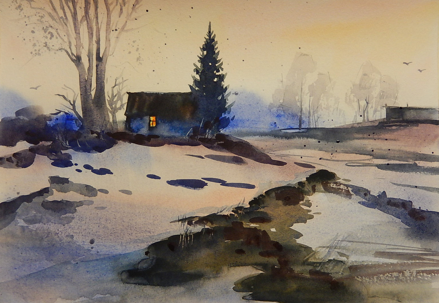 Ultramarine Evening, December