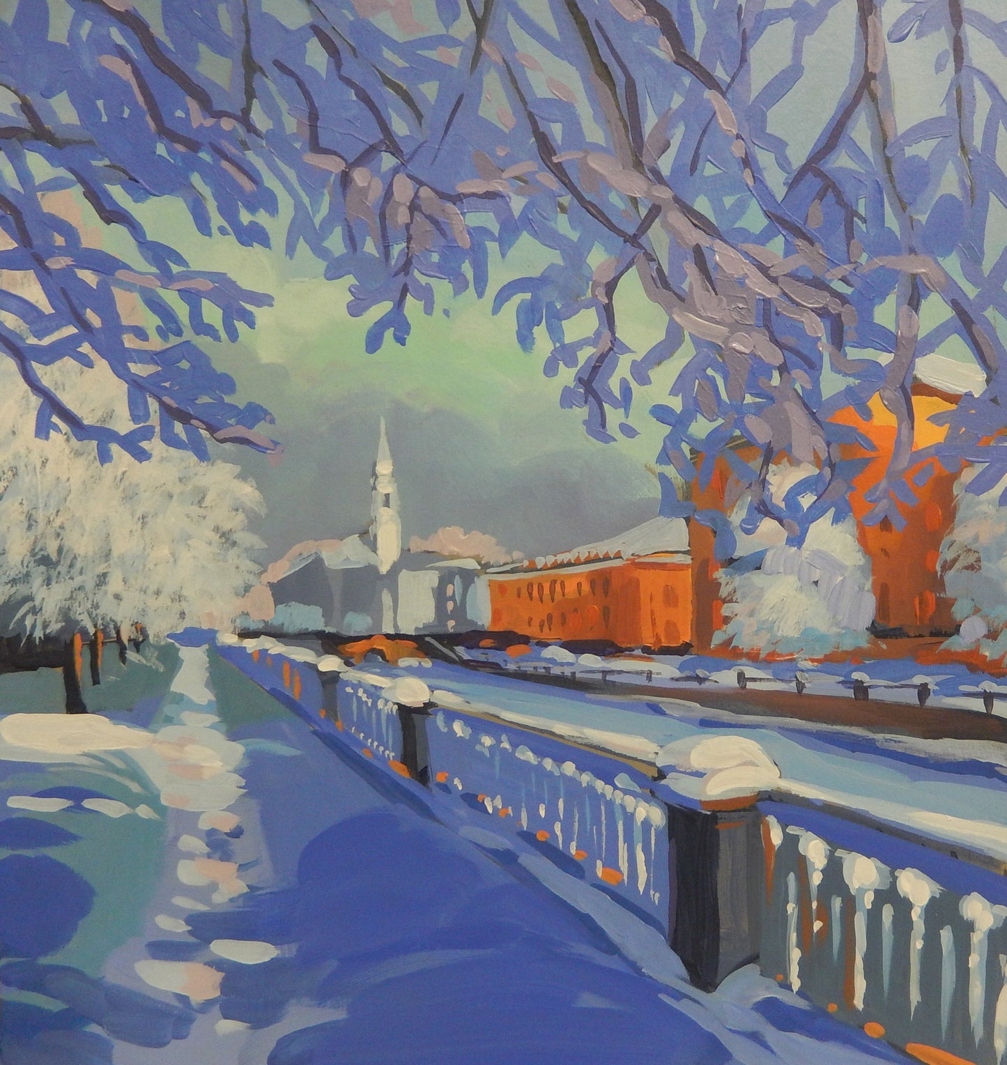 St.Petersburg, Griboyedov Canal, January