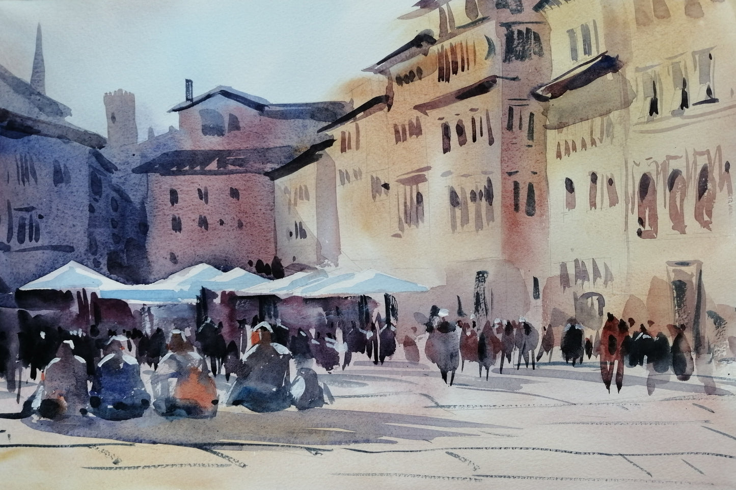Market square at Florence